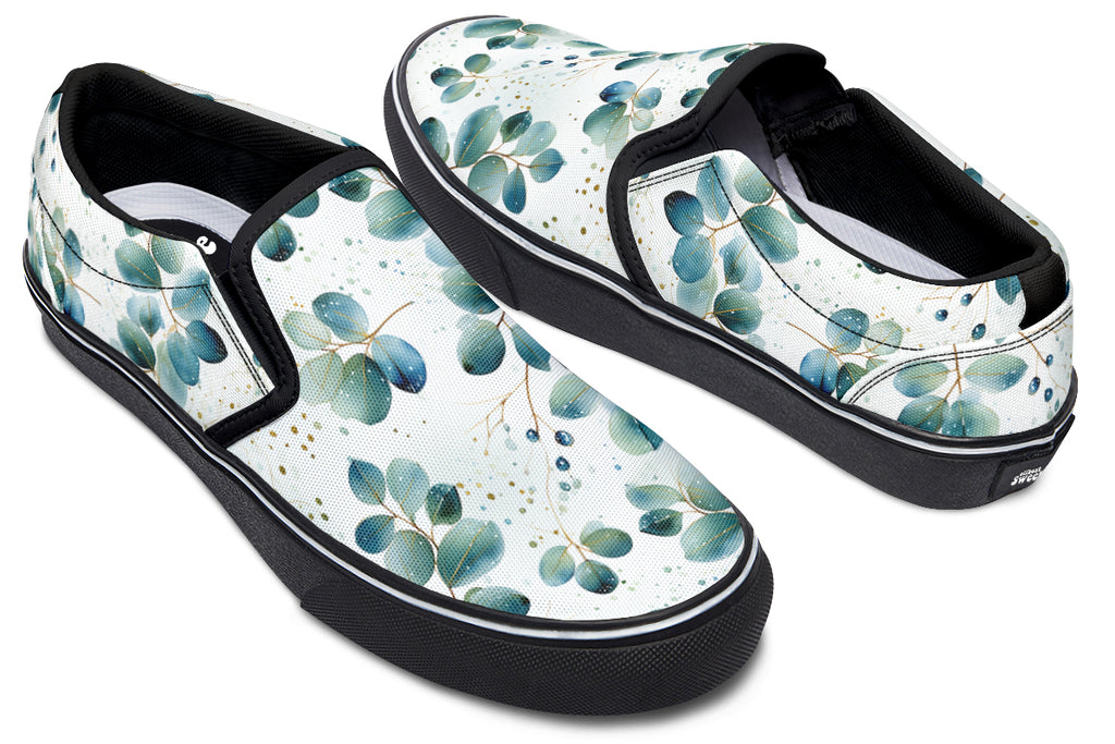 Eucalyptus Slip Ons - Offbeat Sweetie