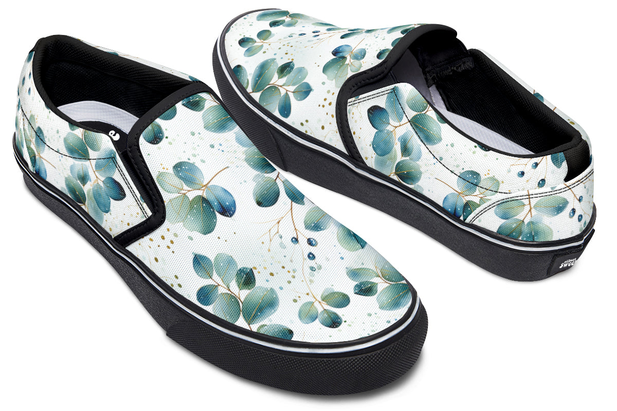 Eucalyptus Slip Ons - Offbeat Sweetie