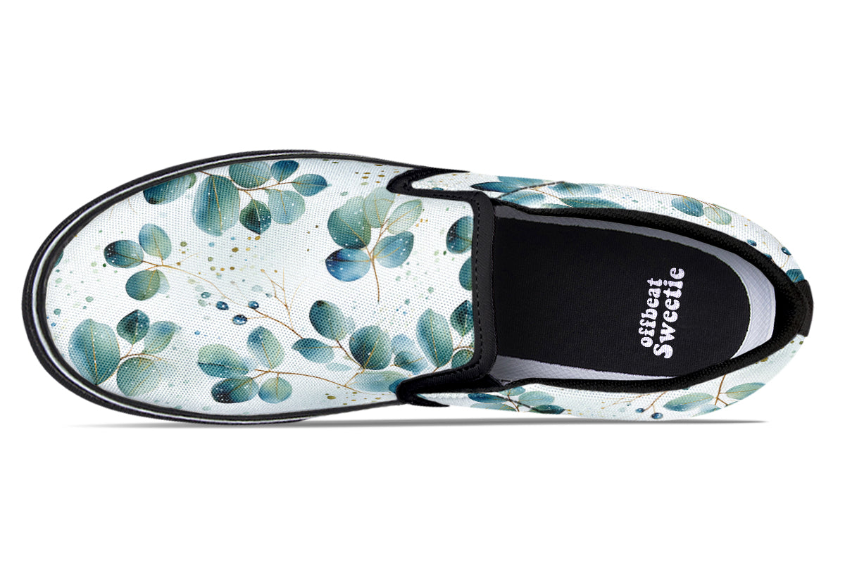 Eucalyptus Slip Ons - Offbeat Sweetie