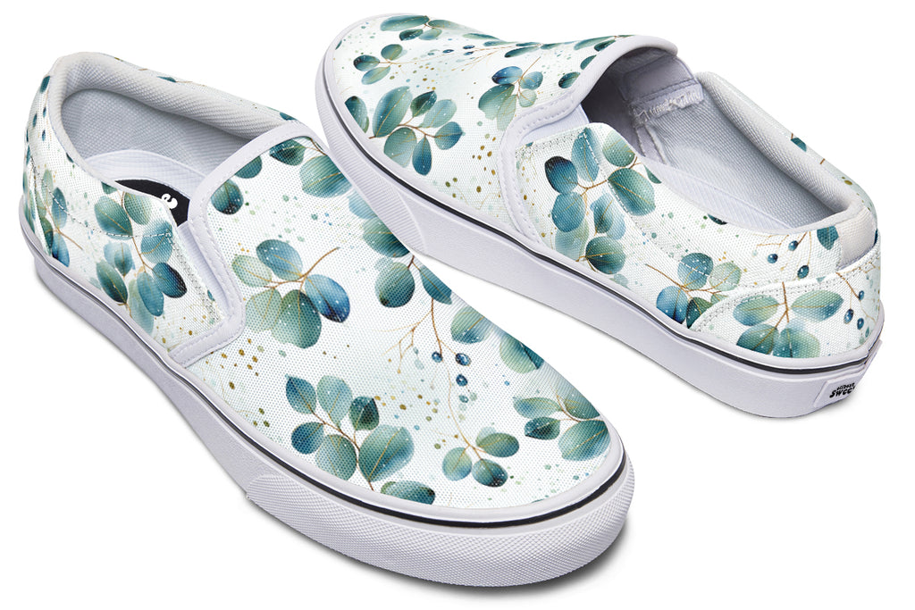Eucalyptus Slip Ons - Offbeat Sweetie
