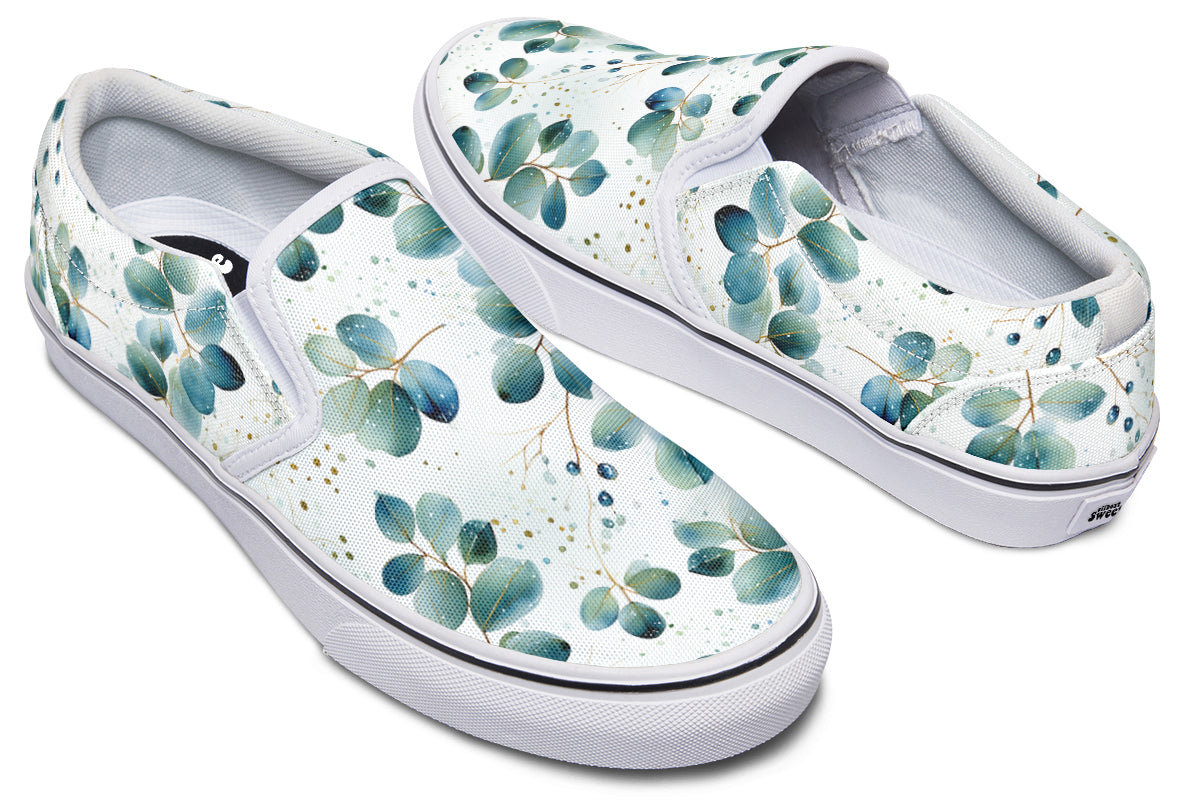 Eucalyptus Slip Ons - Offbeat Sweetie