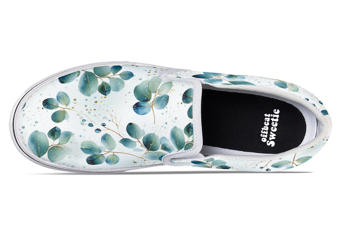 Eucalyptus Slip Ons - Offbeat Sweetie