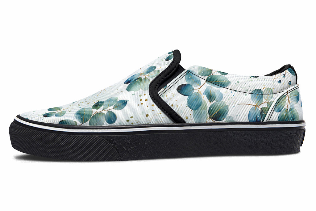 Eucalyptus Slip Ons - Offbeat Sweetie