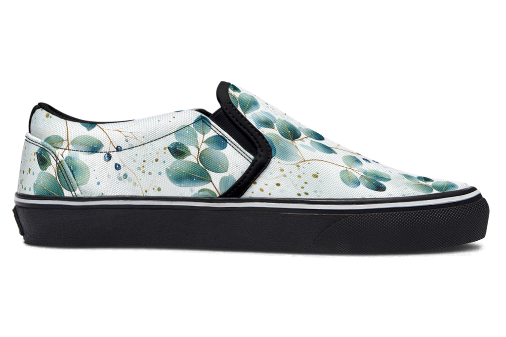 Eucalyptus Slip Ons - Offbeat Sweetie