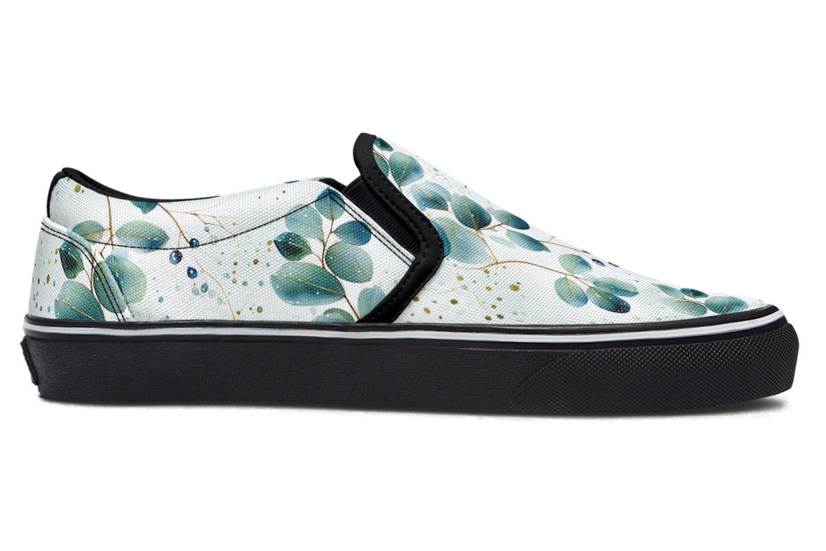 Eucalyptus Slip Ons - Offbeat Sweetie