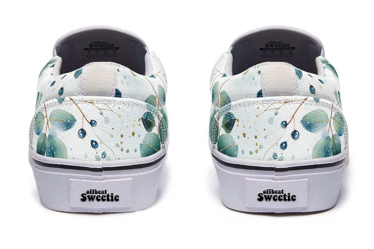Eucalyptus Slip Ons - Offbeat Sweetie