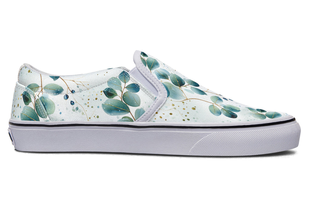 Eucalyptus Slip Ons - Offbeat Sweetie