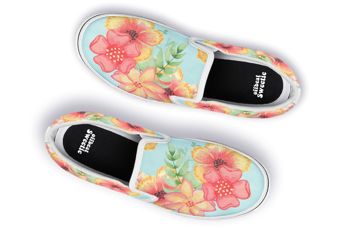 Fleur Slip Ons - Offbeat Sweetie