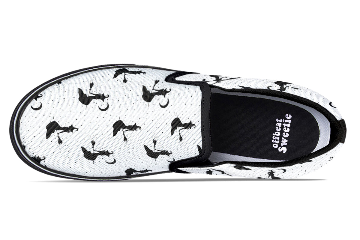 Flying Witches Slip Ons - Offbeat Sweetie