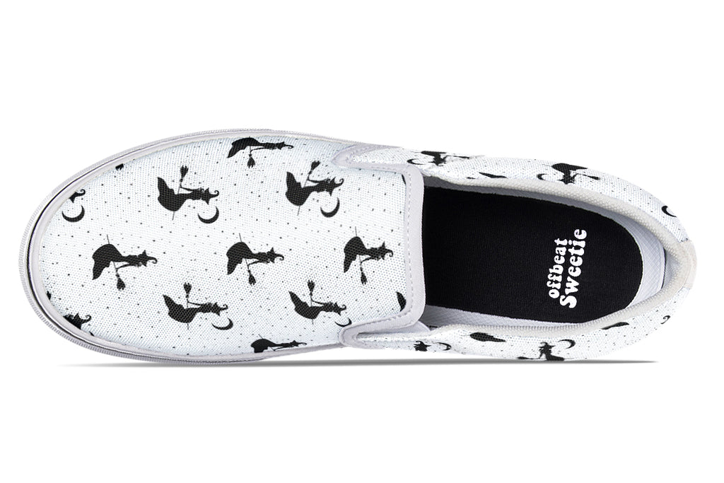 Flying Witches Slip Ons - Offbeat Sweetie