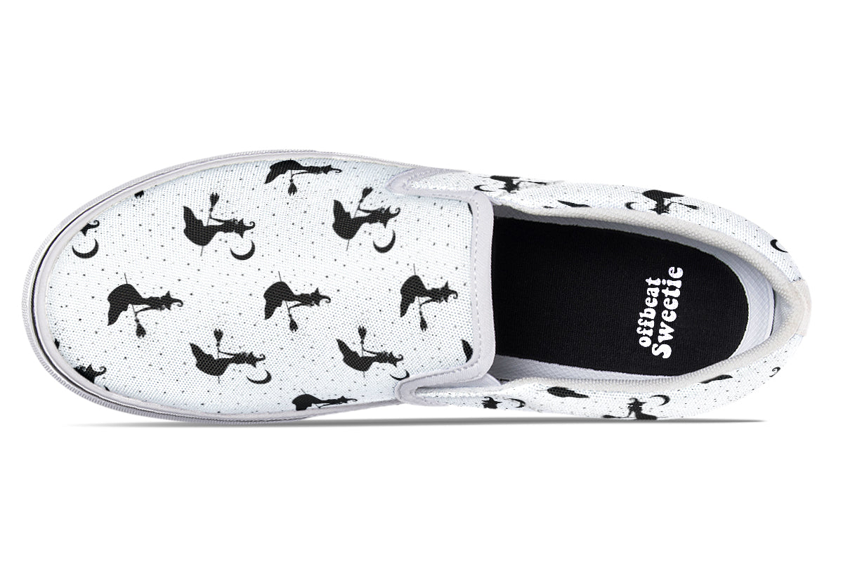 Flying Witches Slip Ons - Offbeat Sweetie