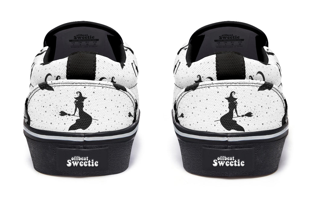 Flying Witches Slip Ons - Offbeat Sweetie