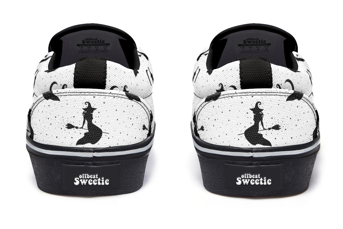 Flying Witches Slip Ons - Offbeat Sweetie
