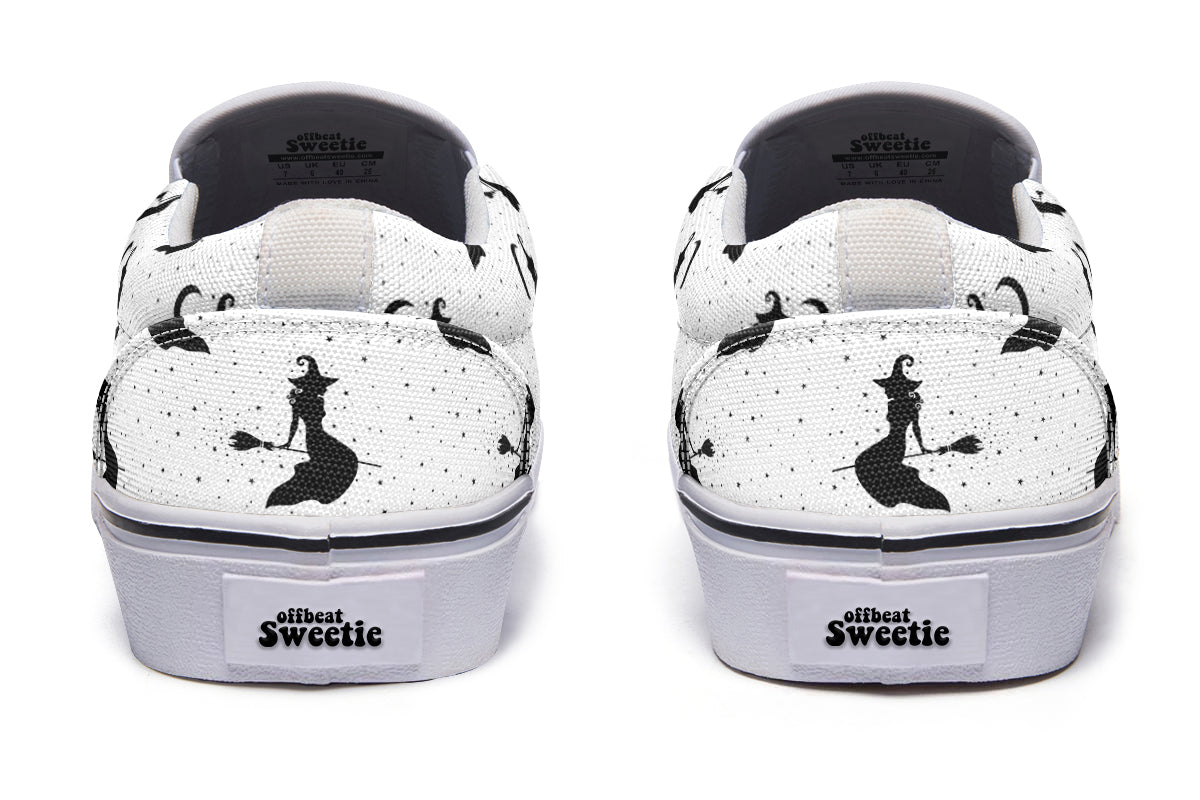 Flying Witches Slip Ons - Offbeat Sweetie