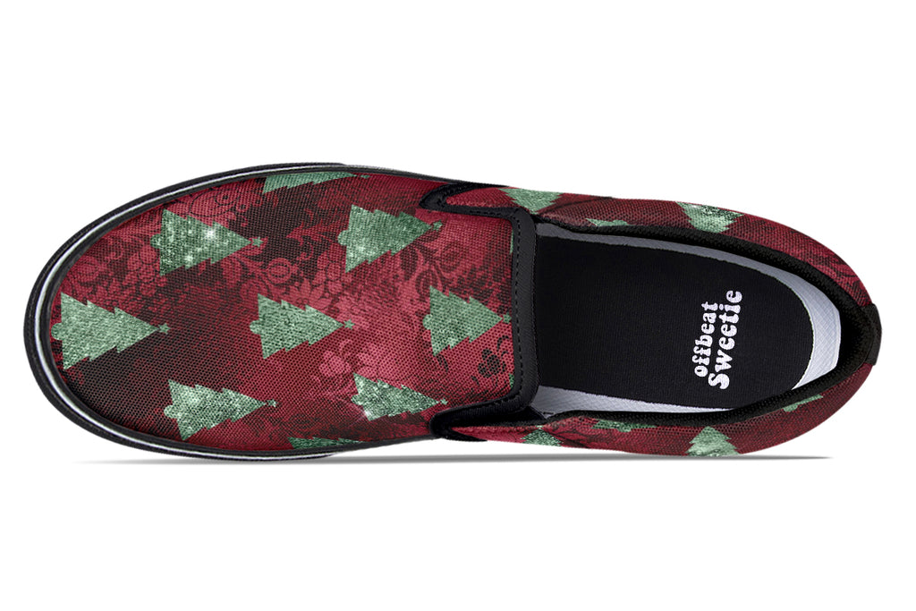 Glam Christmas Slip Ons - Offbeat Sweetie