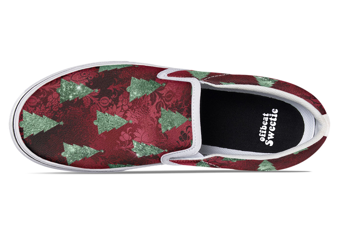 Glam Christmas Slip Ons - Offbeat Sweetie
