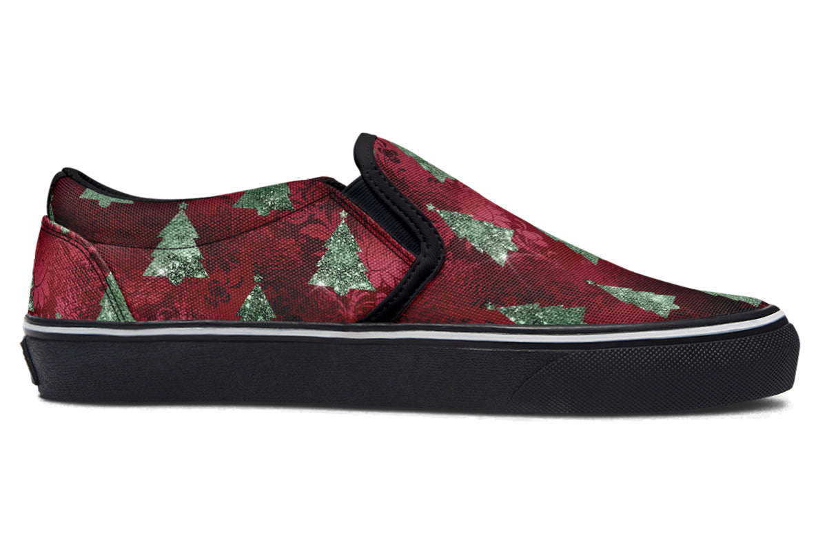 Glam Christmas Slip Ons - Offbeat Sweetie