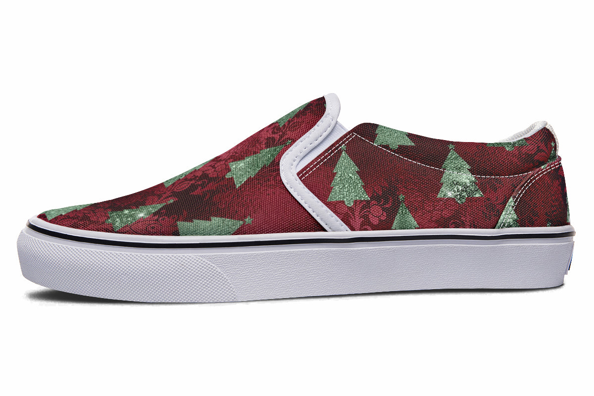 Glam Christmas Slip Ons - Offbeat Sweetie