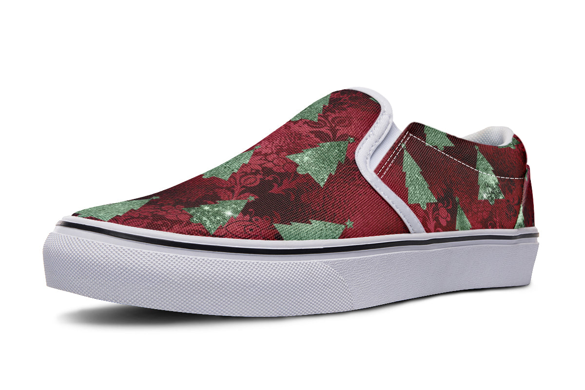 Glam Christmas Slip Ons - Offbeat Sweetie