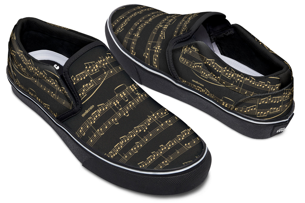 Midnight Melody Slip Ons