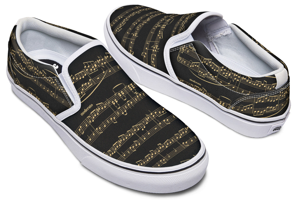 Midnight Melody Slip Ons