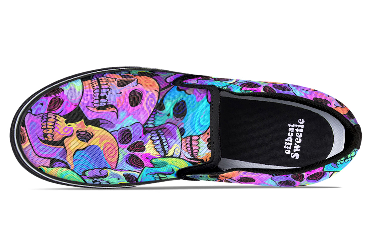 Grave Rave Slip Ons