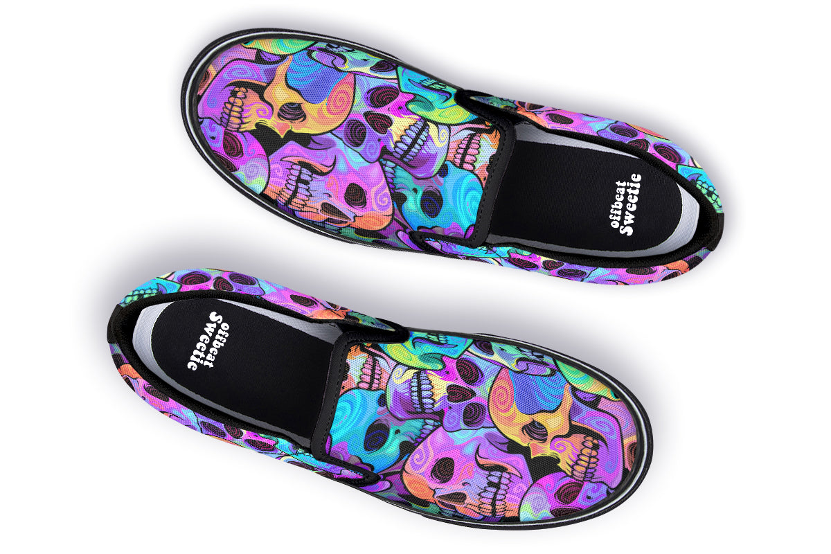 Grave Rave Slip Ons