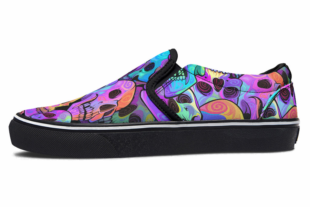 Grave Rave Slip Ons