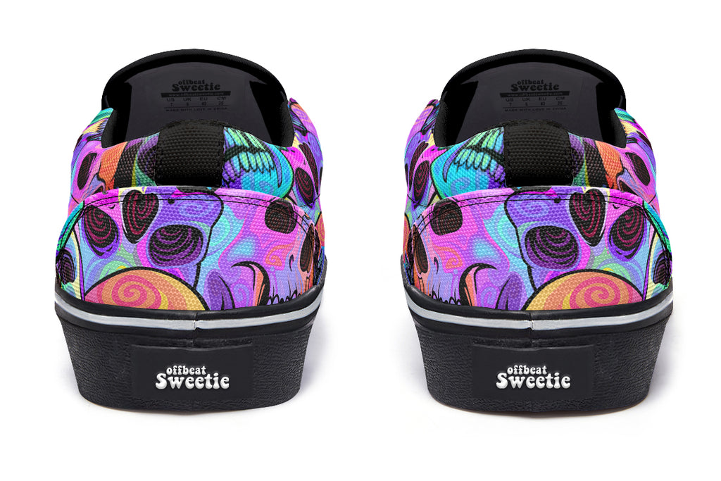 Grave Rave Slip Ons