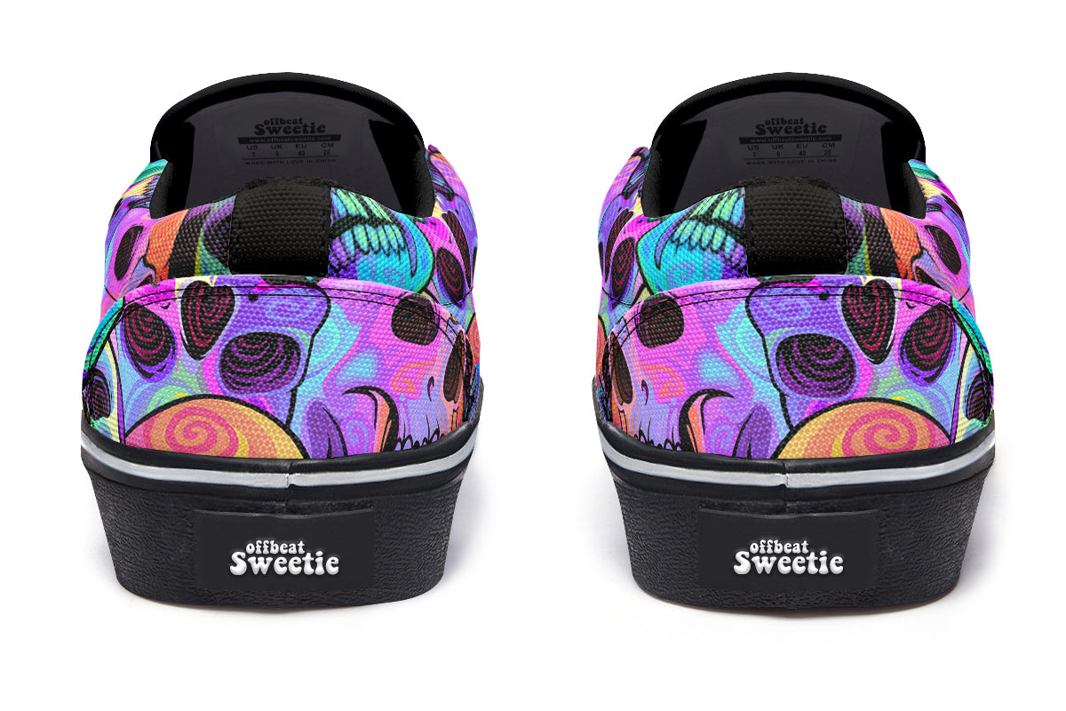 Grave Rave Slip Ons