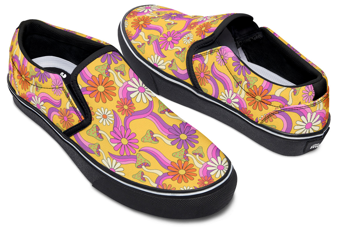 Groovy Garden Slip Ons