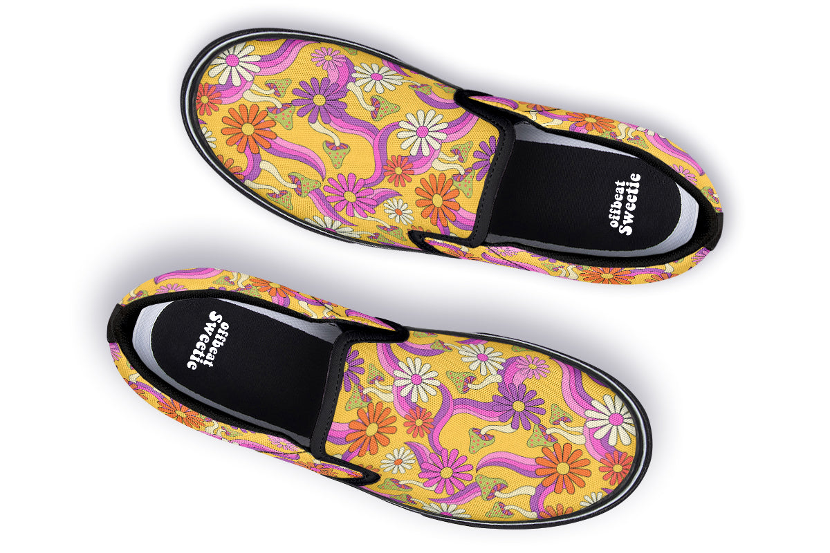 Groovy Garden Slip Ons