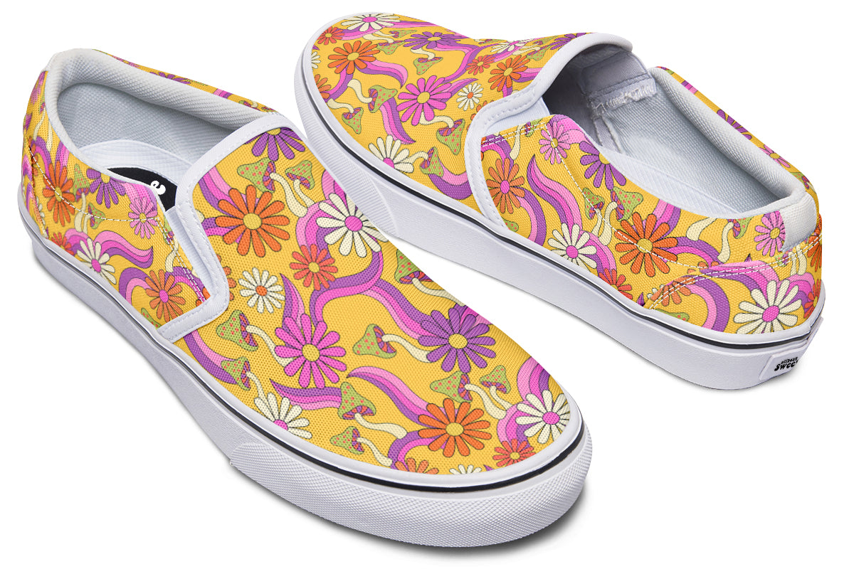 Groovy Garden Slip Ons