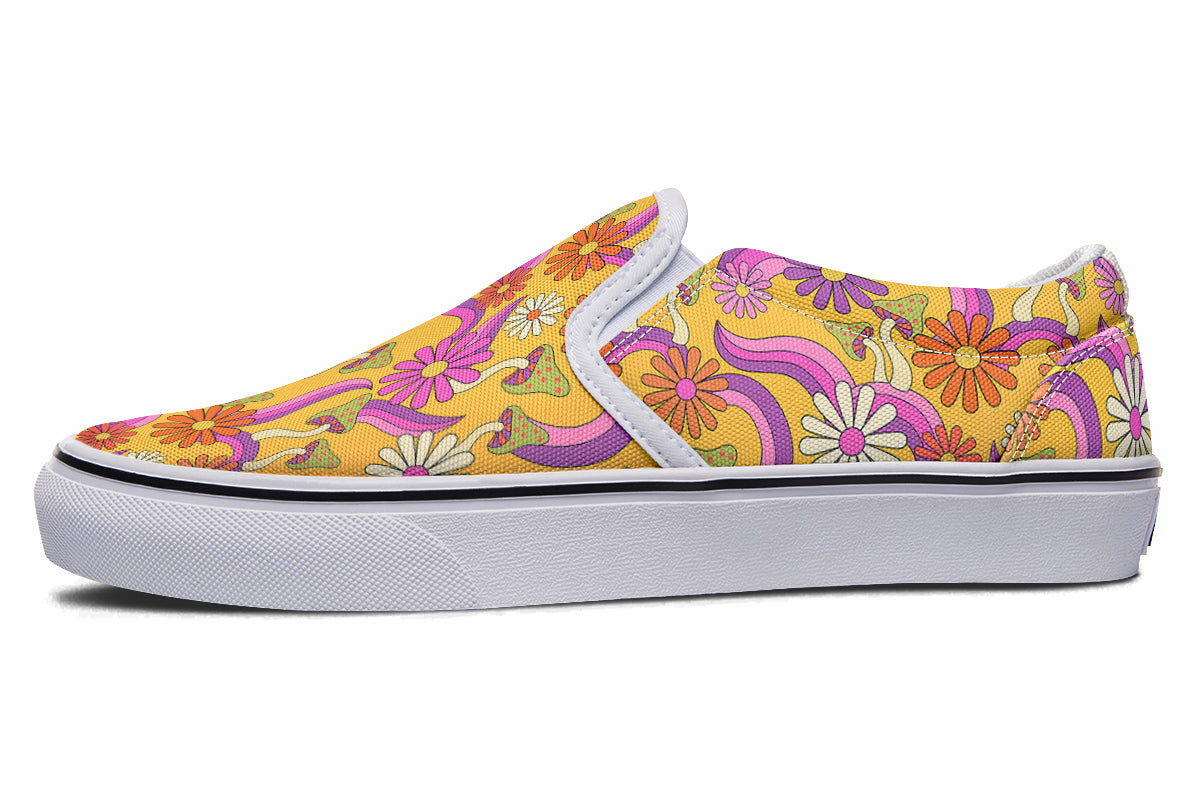 Groovy Garden Slip Ons