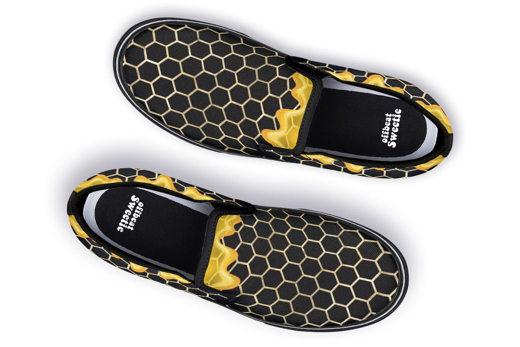 Honeycomb Slip Ons - Offbeat Sweetie