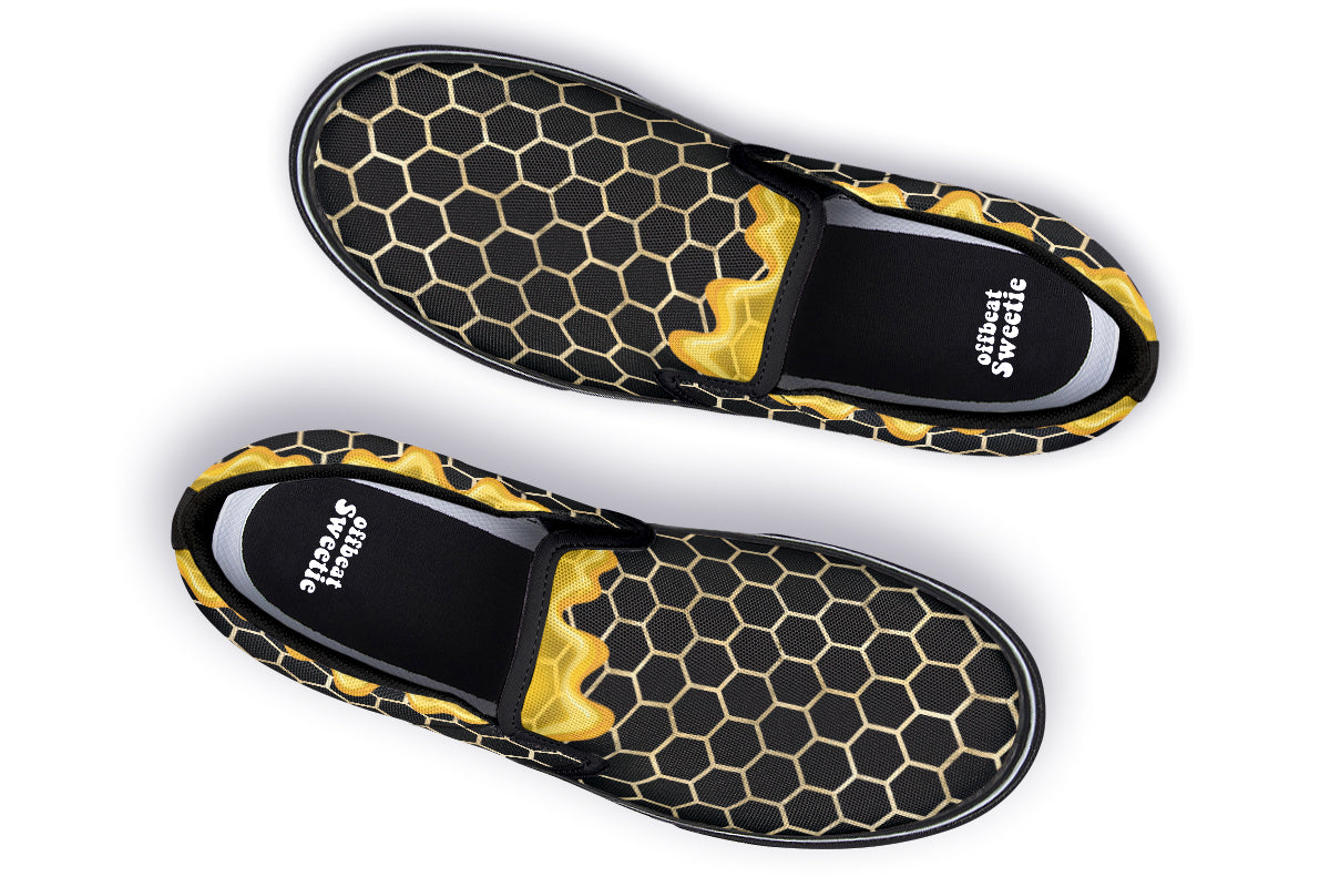 Honeycomb Slip Ons - Offbeat Sweetie