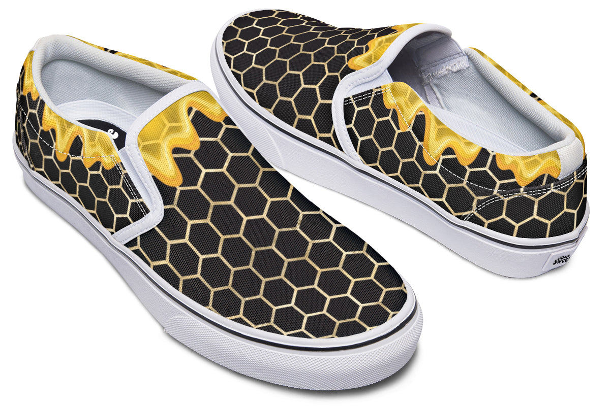 Honeycomb Slip Ons - Offbeat Sweetie