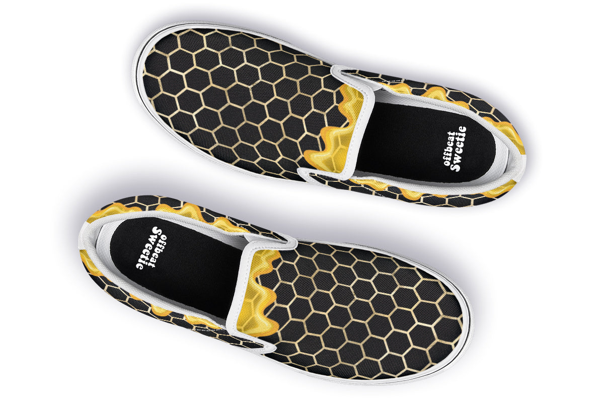 Honeycomb Slip Ons - Offbeat Sweetie