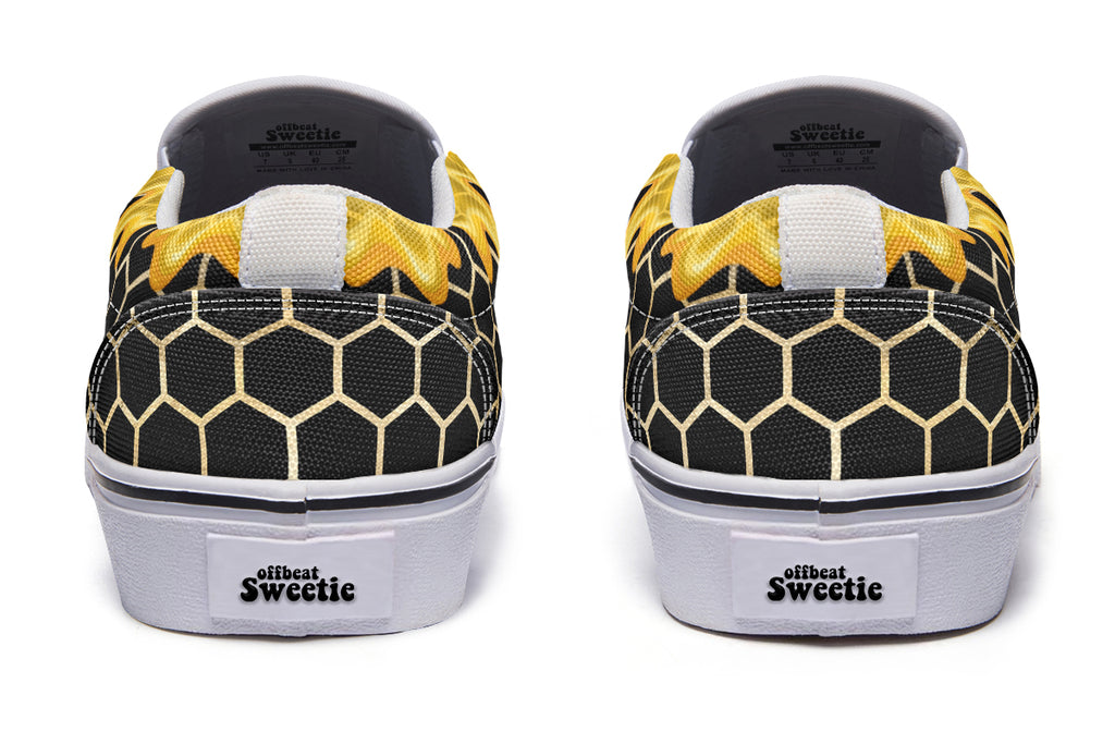 Honeycomb Slip Ons - Offbeat Sweetie
