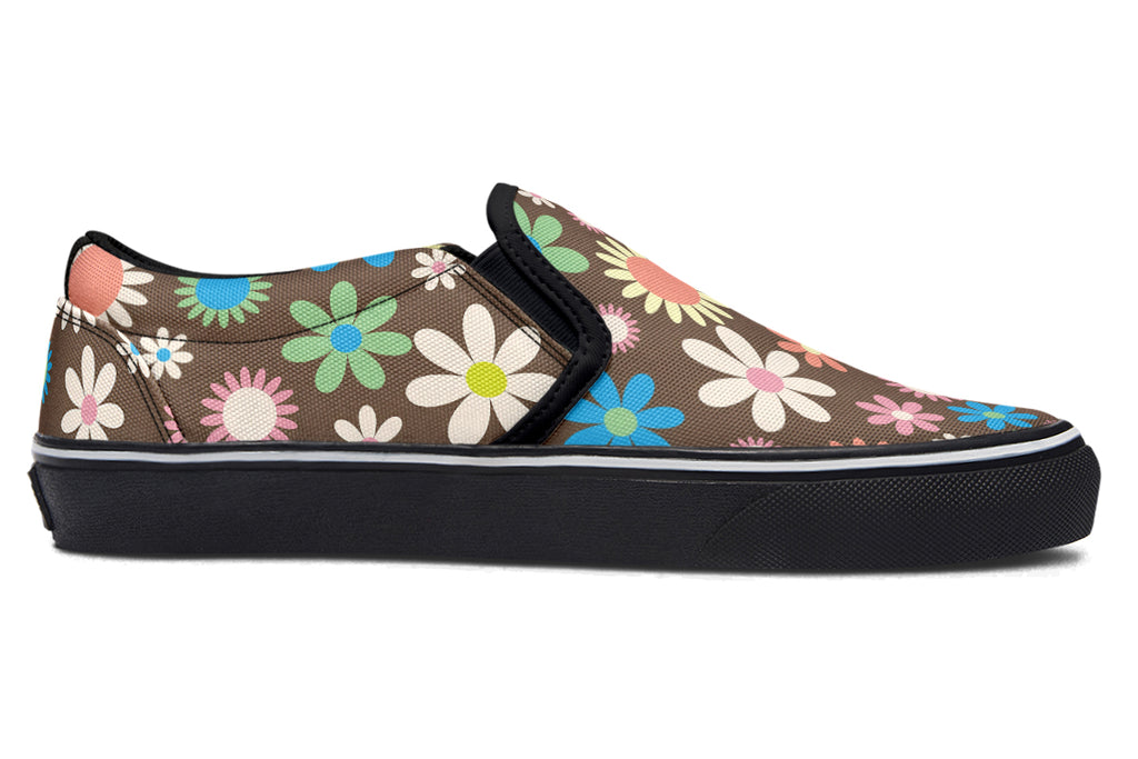 Judy's Flowers Slip Ons - Offbeat Sweetie
