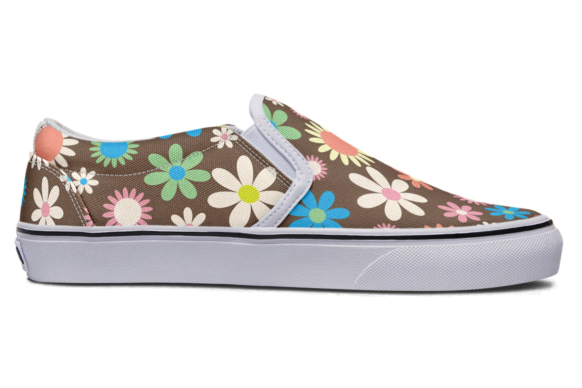 Judy's Flowers Slip Ons - Offbeat Sweetie