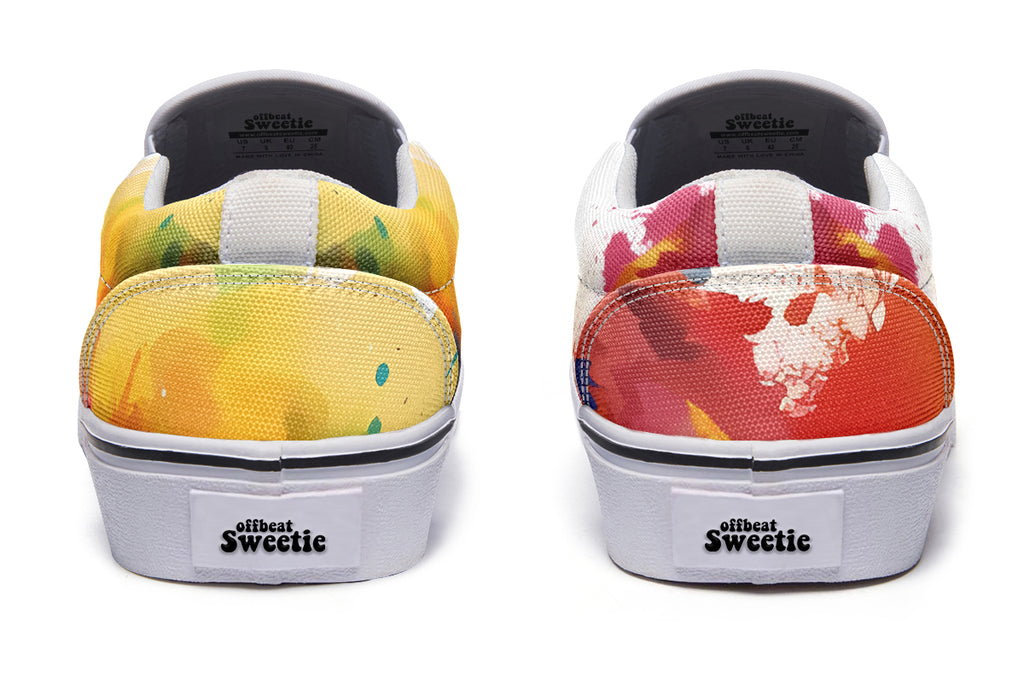 Kitty On My Foot Slip Ons - Offbeat Sweetie