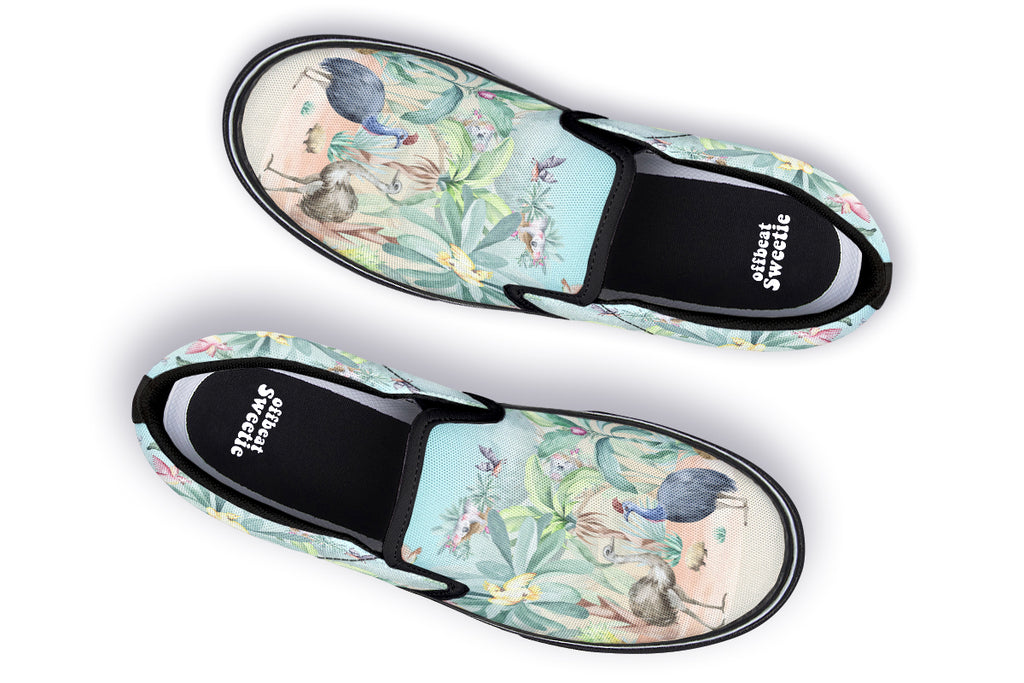 Land Down Under Slip Ons - Offbeat Sweetie