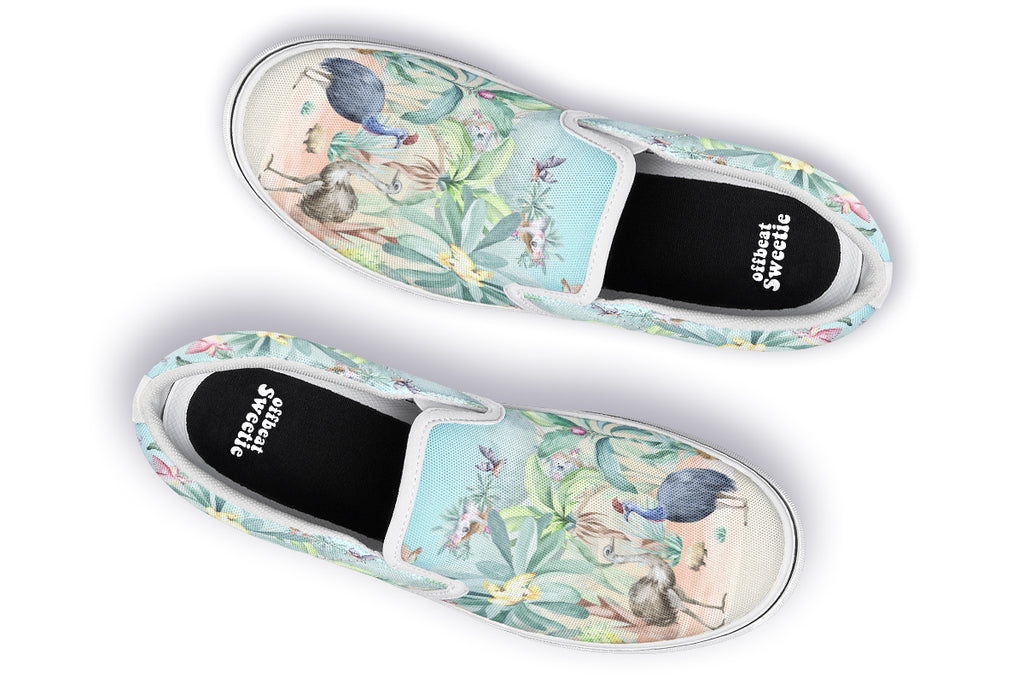 Land Down Under Slip Ons - Offbeat Sweetie