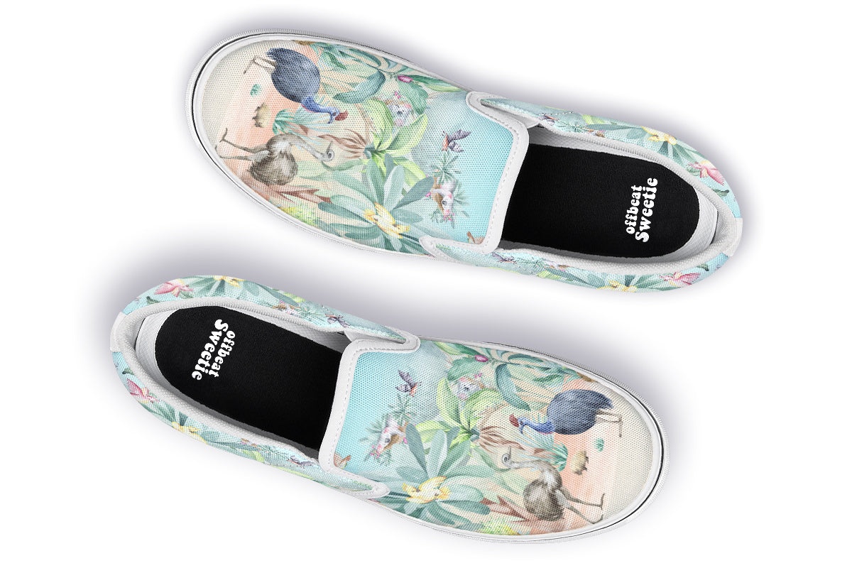 Land Down Under Slip Ons - Offbeat Sweetie