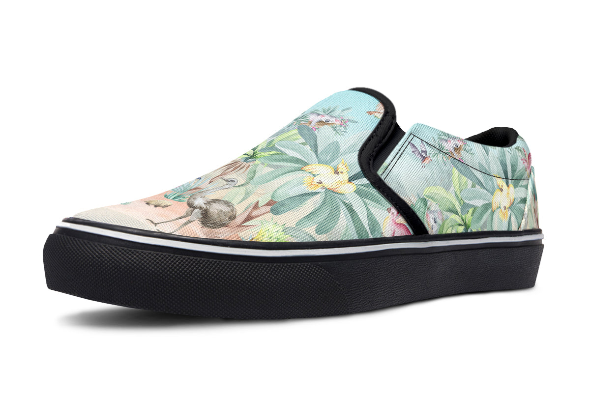 Land Down Under Slip Ons - Offbeat Sweetie