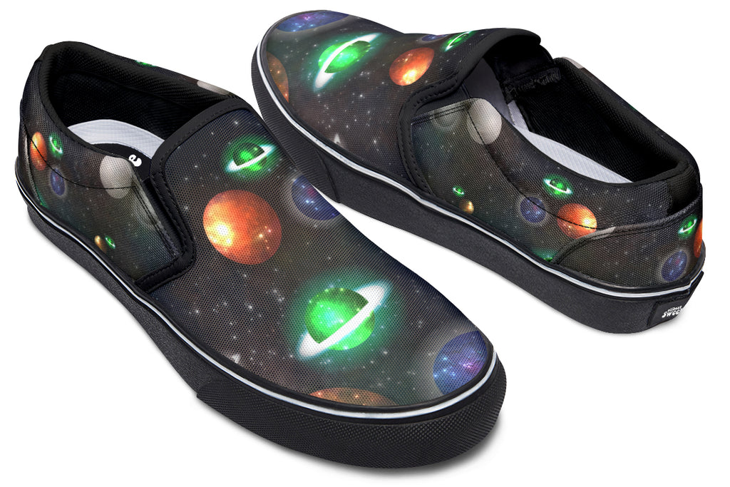 Lost In Space Slip Ons - Offbeat Sweetie