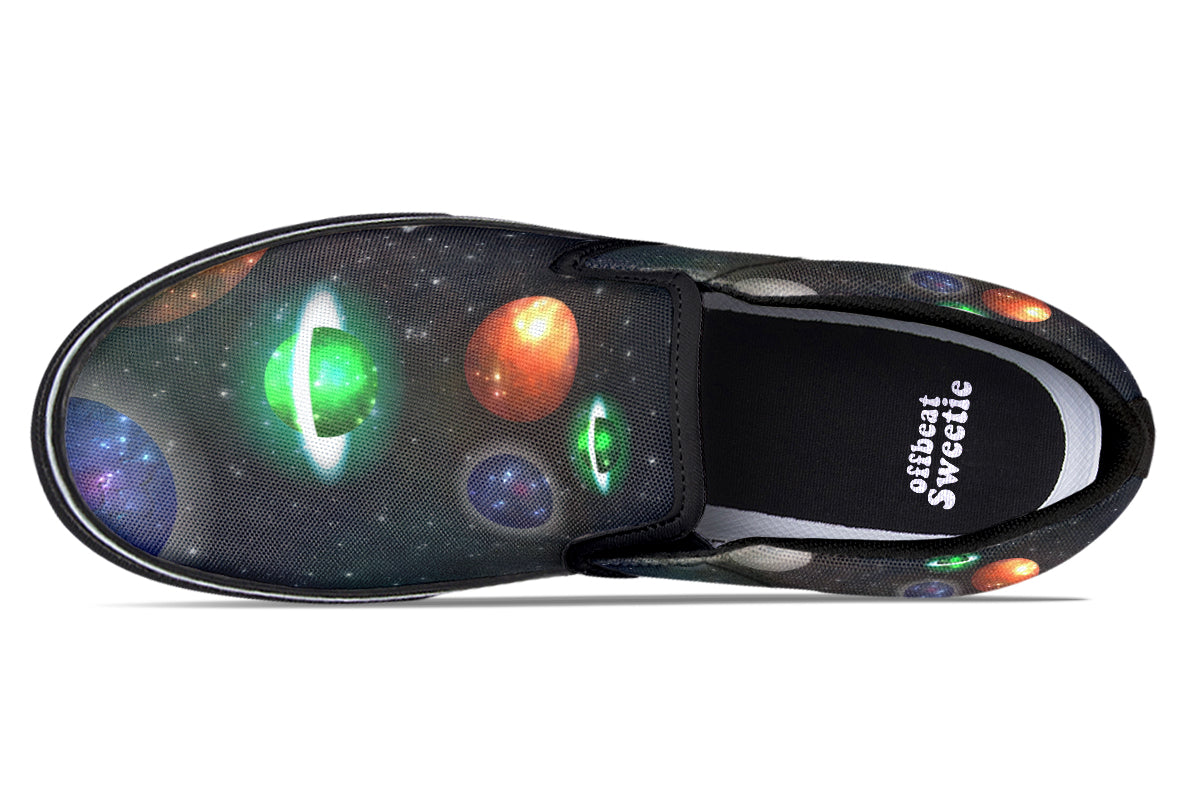 Lost In Space Slip Ons - Offbeat Sweetie