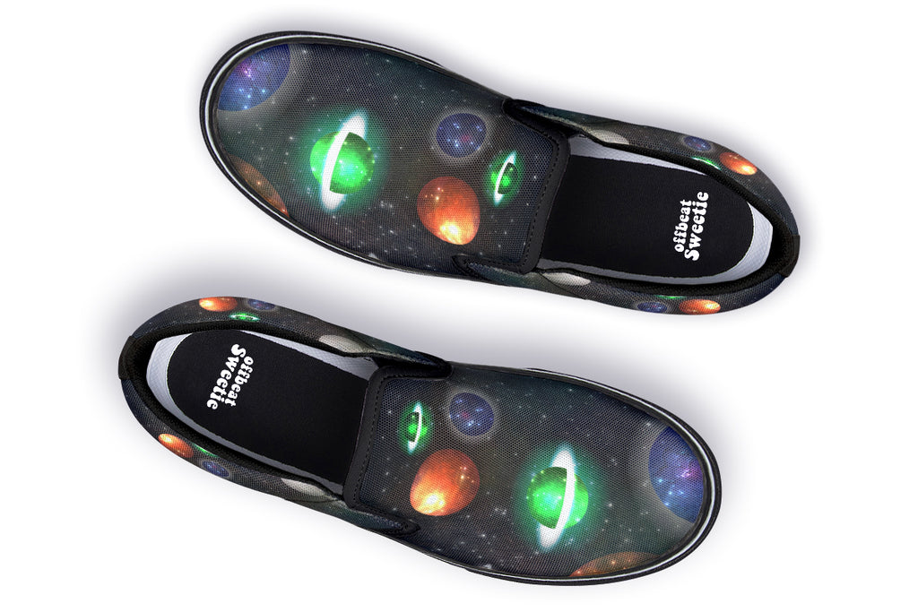Lost In Space Slip Ons - Offbeat Sweetie