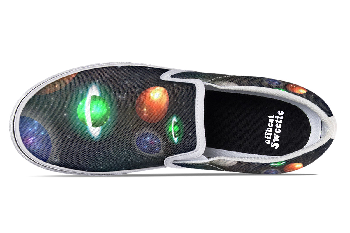Lost In Space Slip Ons - Offbeat Sweetie